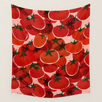 Multi Tomatoes Wall Tapestry Gallery Image 4