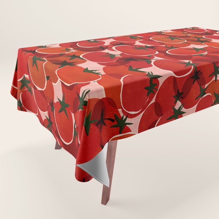 Multi Tomatoes Tablecloth Gallery Image 1