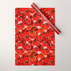 Multi Tomatoes Wrapping Paper Gallery Image 1