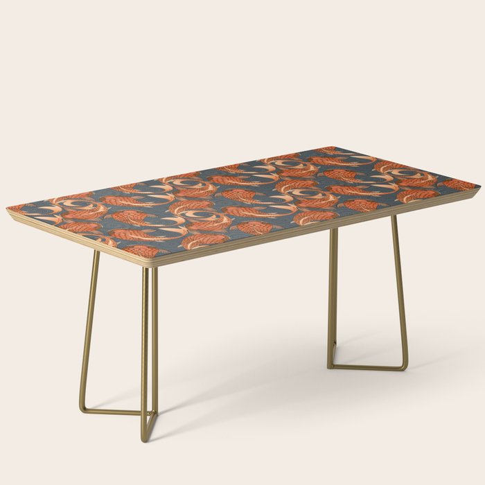 paisley fish gray Coffee Table Gallery Image 2