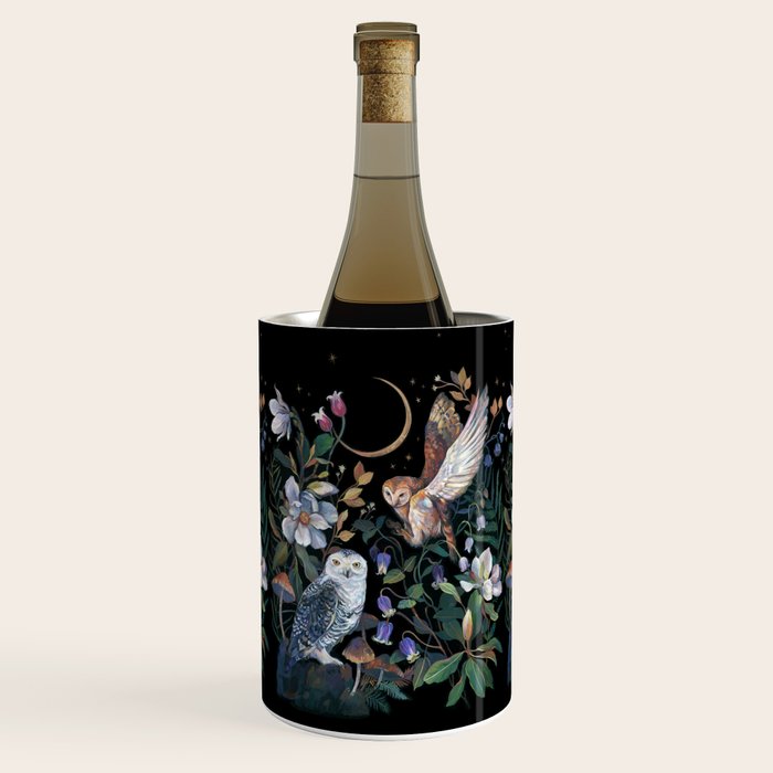 Owls Mushroom Magnolia Wine Chiller Gallery Image 1