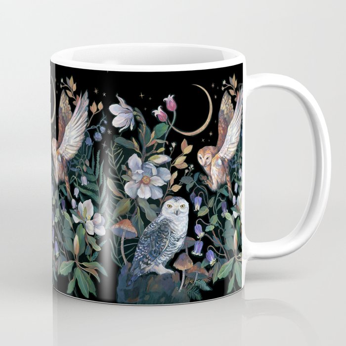 Owls Mushroom Magnolia Coffee Mug Gallery Image 1