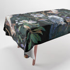 Owls Mushroom Magnolia Tablecloth Gallery Image 1