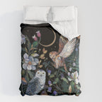 Owls Mushroom Magnolia Duvet Cover Gallery Image 6