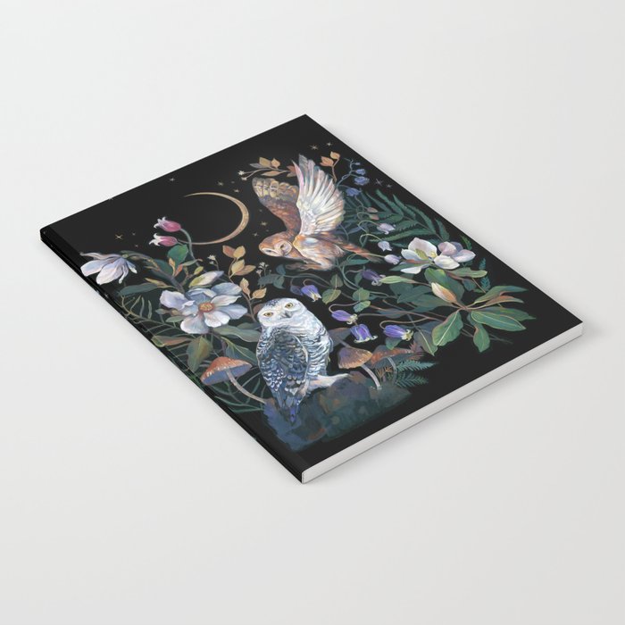 Owls Mushroom Magnolia Notebook Gallery Image 2