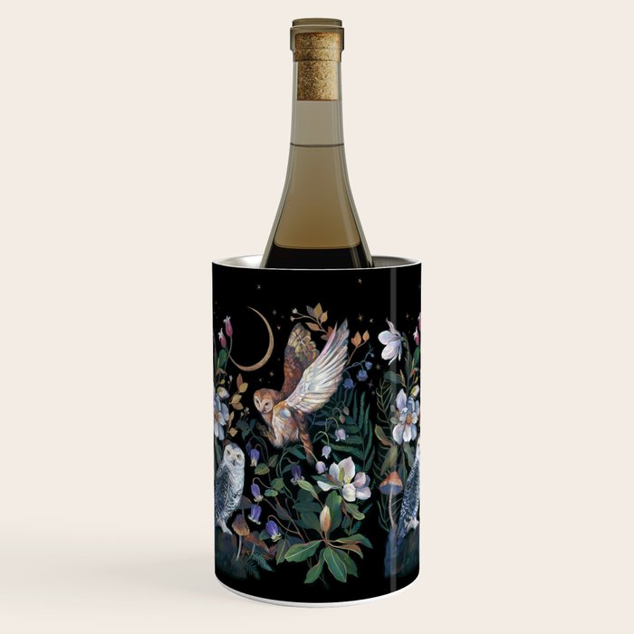 Owls Mushroom Magnolia Wine Chiller Gallery Image 2
