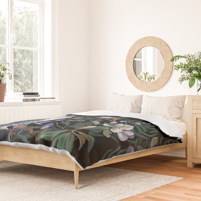 Owls Mushroom Magnolia Duvet Cover Gallery Image 2
