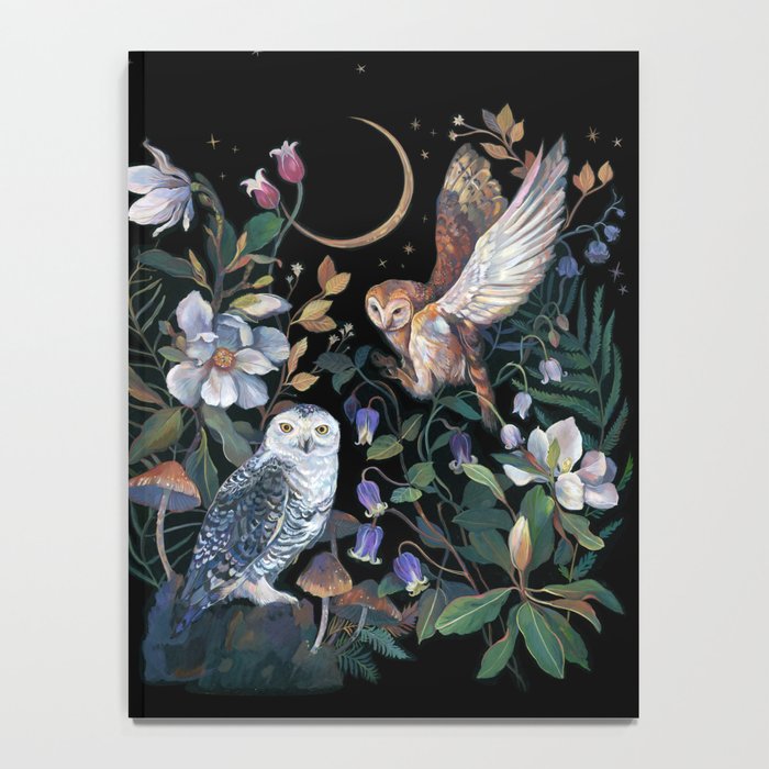 Owls Mushroom Magnolia Notebook Gallery Image 4