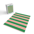 Bold Stripes Green Pink Orange Pattern Jigsaw Puzzle Gallery Image 2