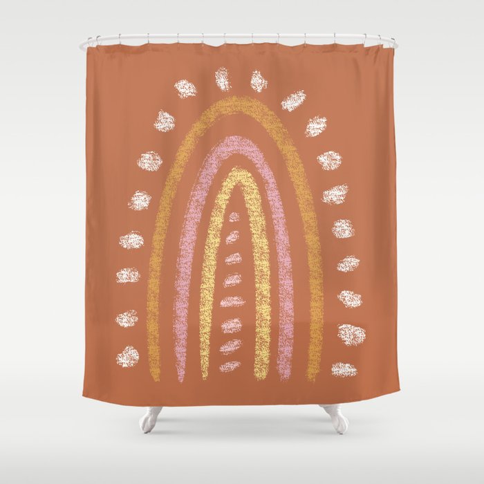 Earth Rainbow  Shower Curtain Gallery Image 1