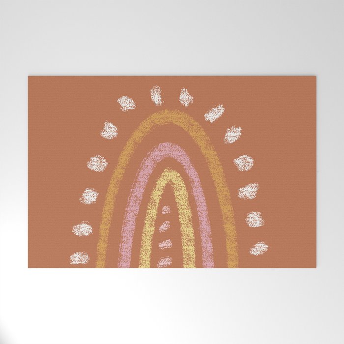 Earth Rainbow  Welcome Mat Gallery Image 1
