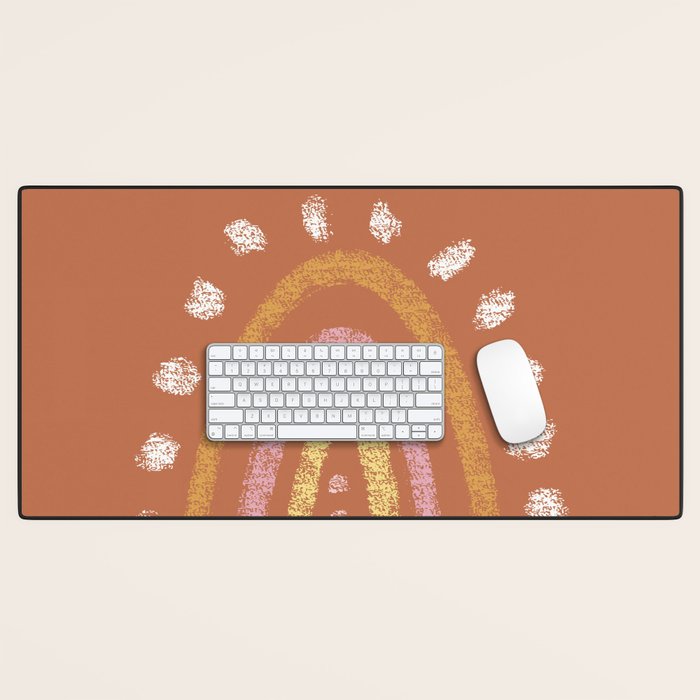Earth Rainbow  Desk Mat Gallery Image 1