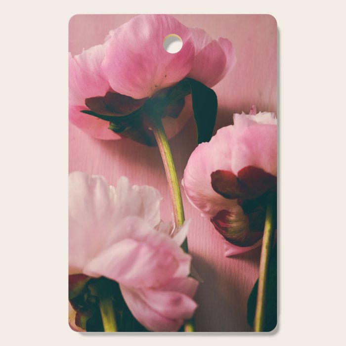 Pink Peony Love Cutting Board Gallery Image 1