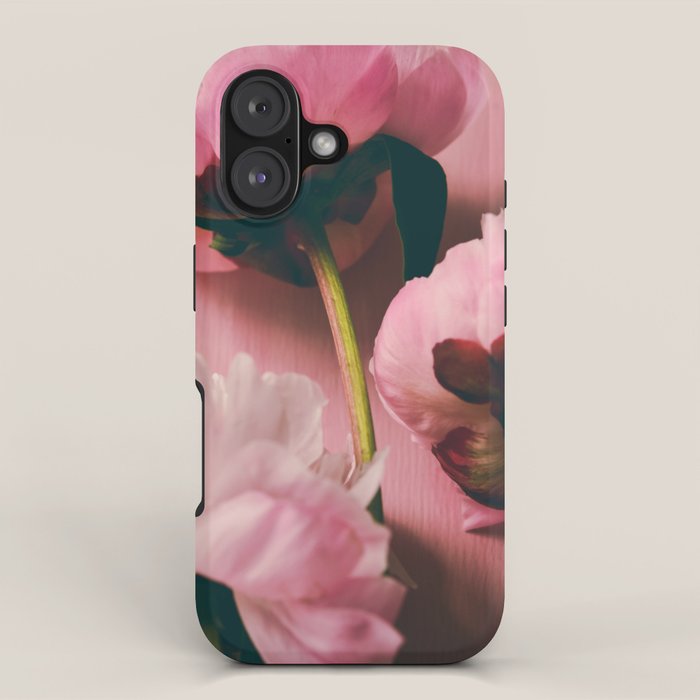 Pink Peony Love iPhone Case Gallery Image 1