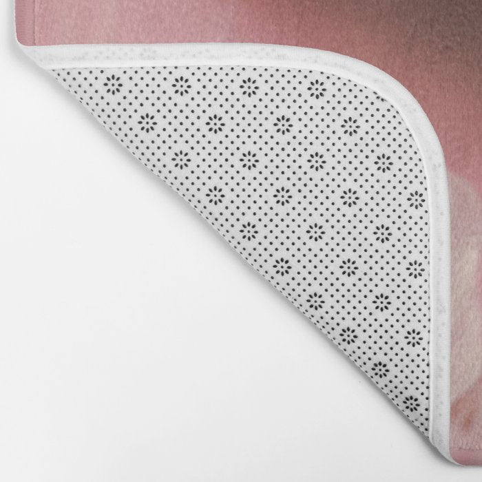 Pink Peony Love Bath Mat Gallery Image 2