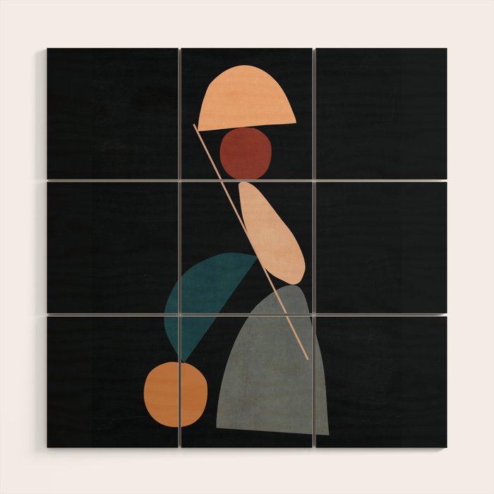 Abstract Stones 16 Wood Wall Art Gallery Image 1