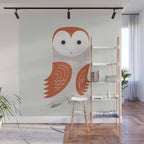 Whimsy Barn Owl Wall Mural Gallery Image 1