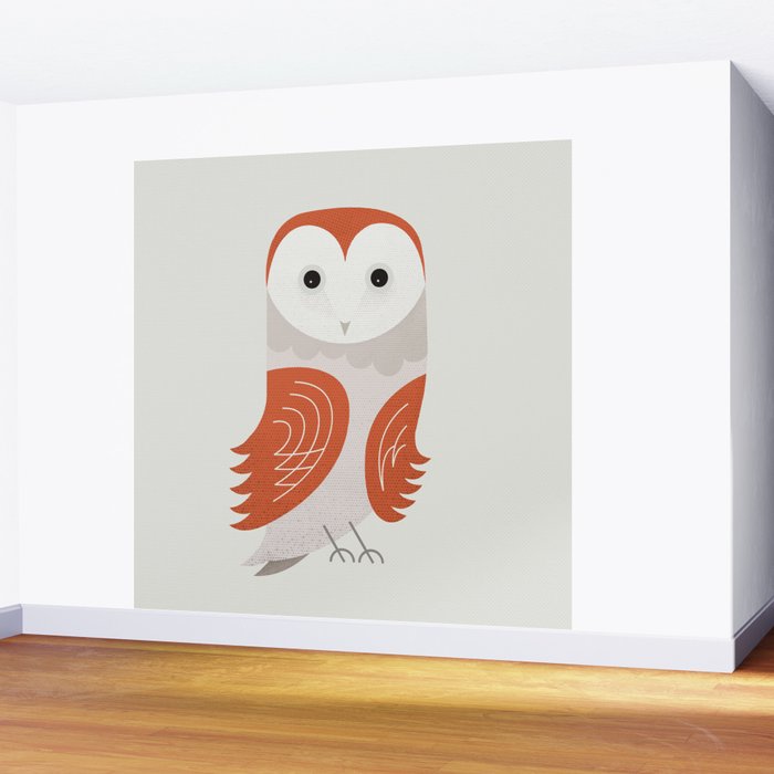 Whimsy Barn Owl Wall Mural Gallery Image 2
