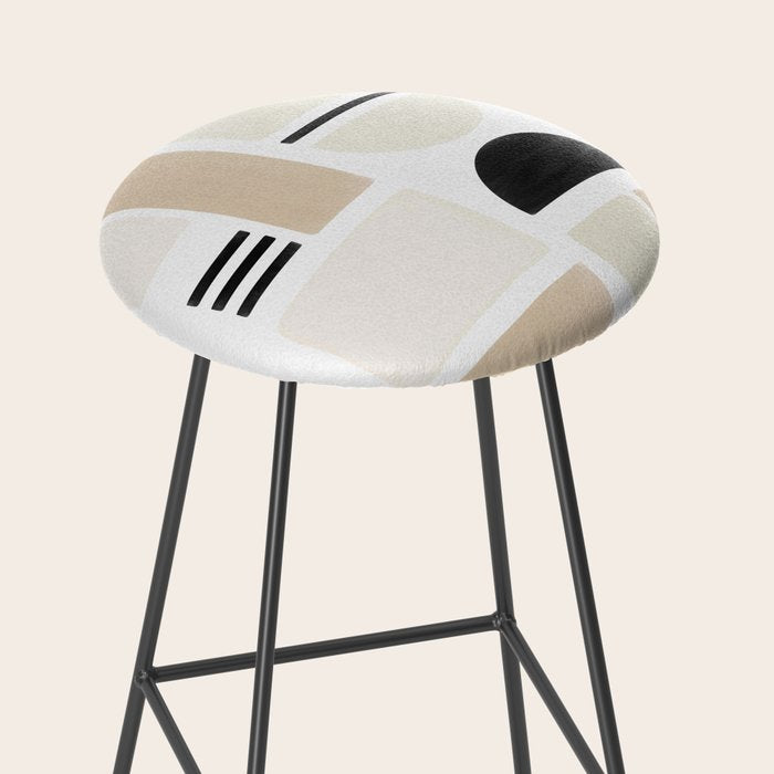Geometrics | Black Stool Gallery Image 2
