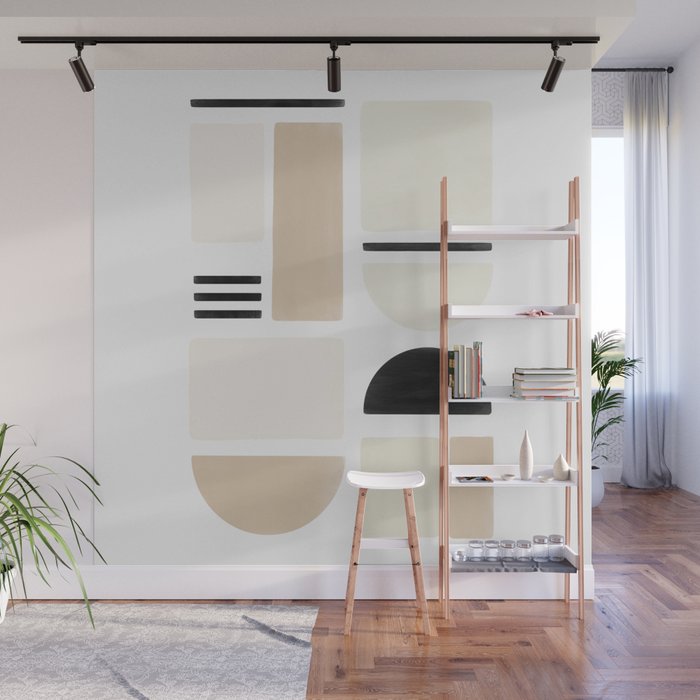 Geometrics | Black Wall Mural Gallery Image 1