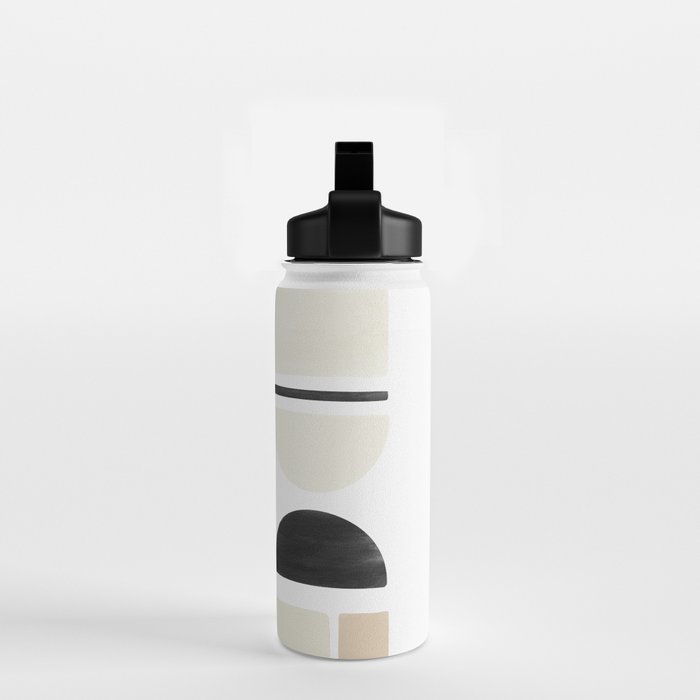 Geometrics | Black Water Bottle Gallery Image 2