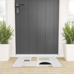 Geometrics | Black Welcome Mat Gallery Image 3
