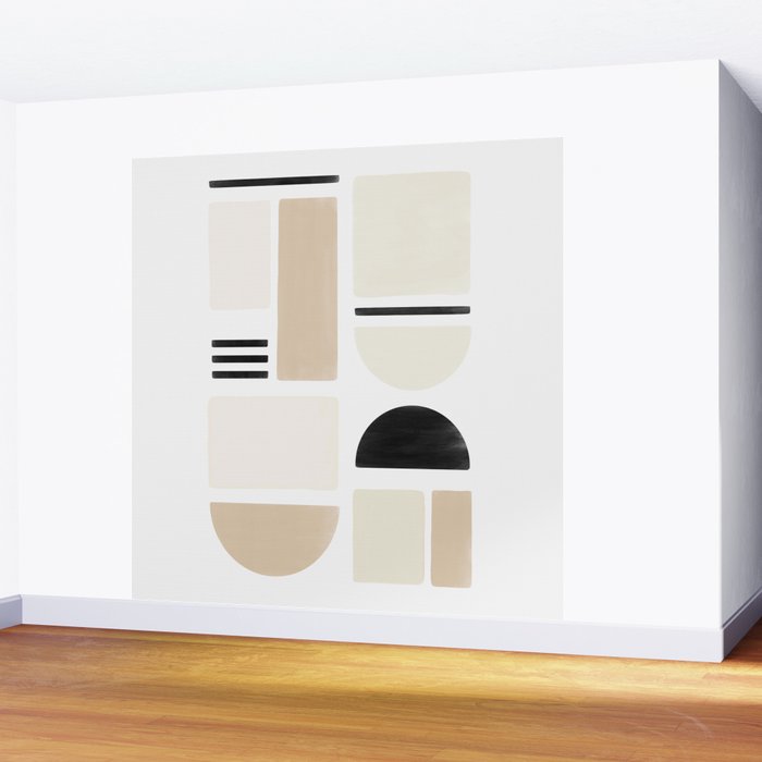 Geometrics | Black Wall Mural Gallery Image 2