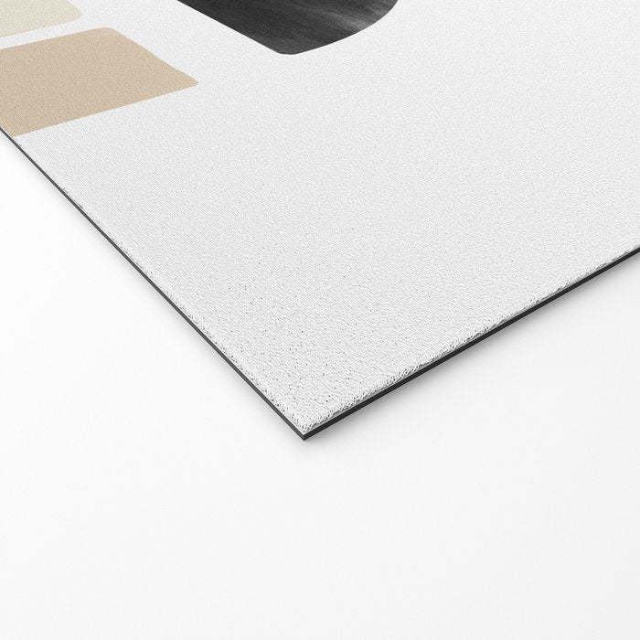 Geometrics | Black Welcome Mat Gallery Image 2