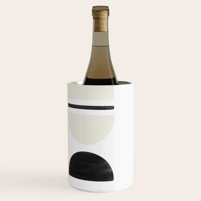 Geometrics | Black Wine Chiller Gallery Image 3