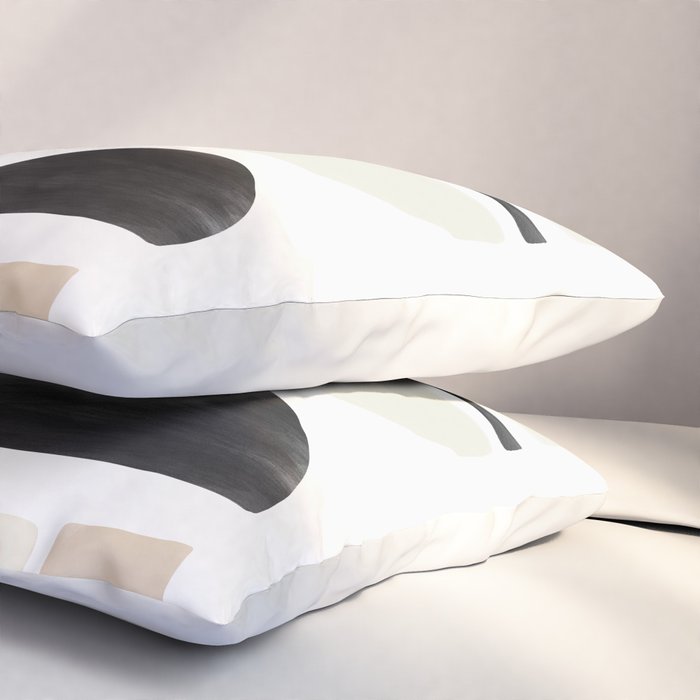 Geometrics | Black Pillow Sham Gallery Image 3