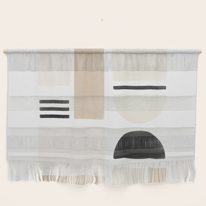 Geometrics | Black Wall Hanging Gallery Image 1