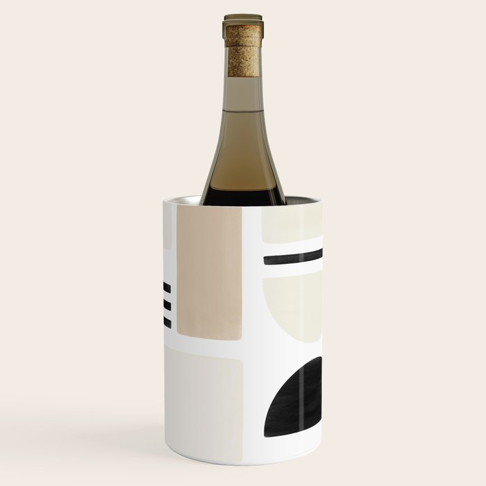 Geometrics | Black Wine Chiller Gallery Image 1