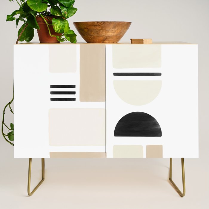 Geometrics | Black Credenza Gallery Image 1