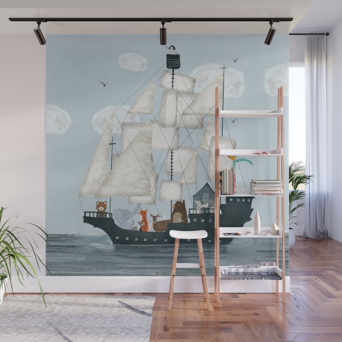 a nautical adventure Wall Mural Gallery Image 1