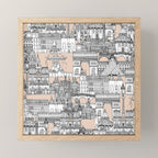 Paris toile sugar pink Mini Art Print Gallery Image 1