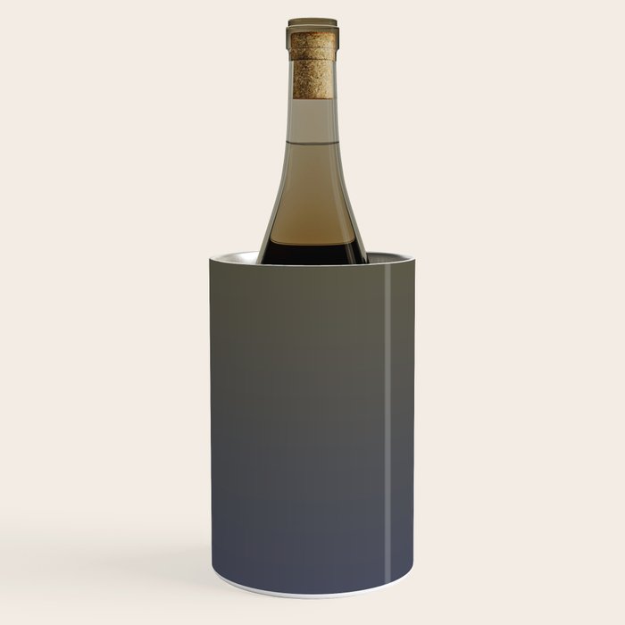 Ombre River Bed Blue Olive Wine Chiller Gallery Image 1