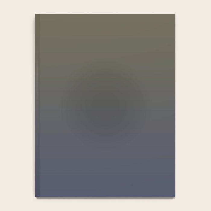 Ombre River Bed Blue Olive Notebook Gallery Image 4