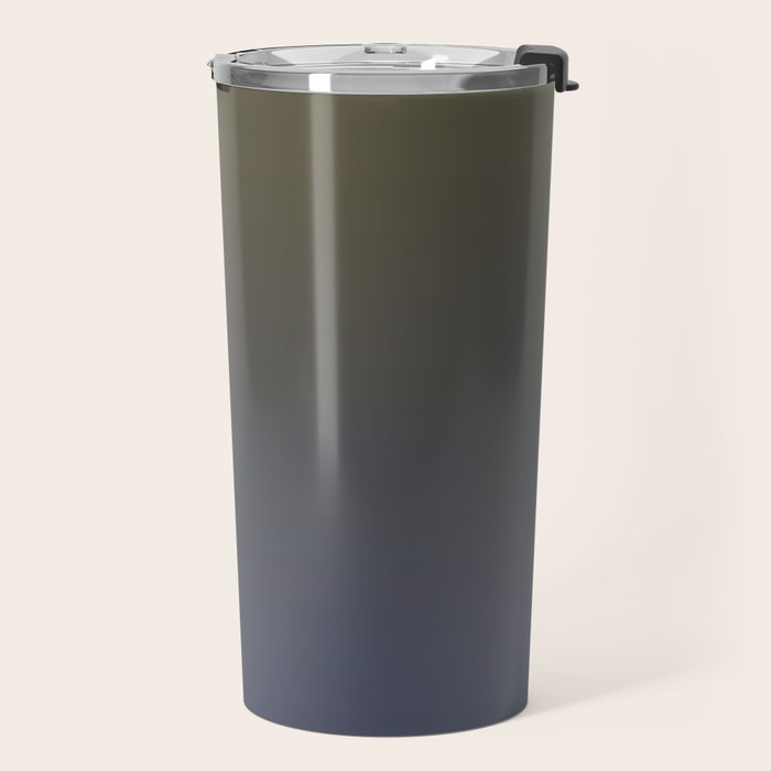 Ombre River Bed Blue Olive Travel Mug Gallery Image 2