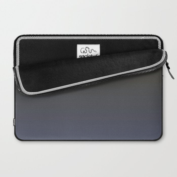 Ombre River Bed Blue Olive Laptop Sleeve Gallery Image 2