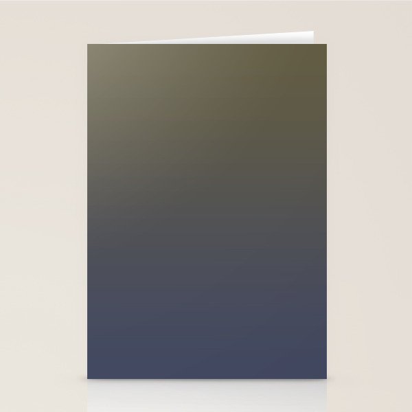 Ombre River Bed Blue Olive Stationery Card Gallery Image 2