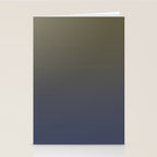Ombre River Bed Blue Olive Stationery Card Gallery Image 2