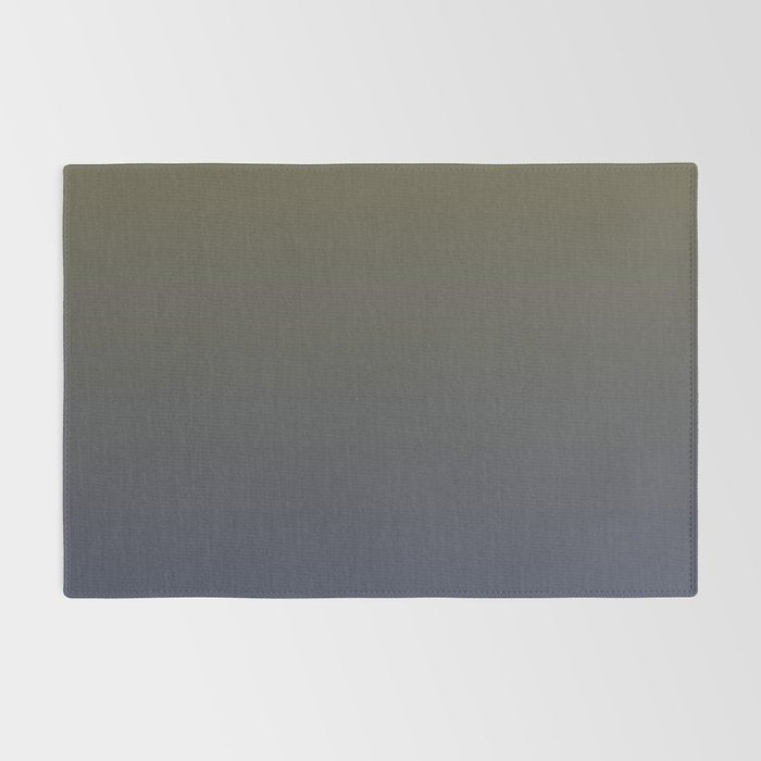 Ombre River Bed Blue Olive Rug Gallery Image 2