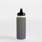 Ombre River Bed Blue Olive Water Bottle Gallery Image 3