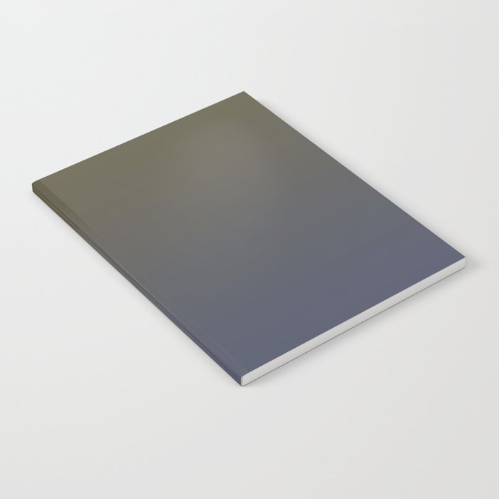Ombre River Bed Blue Olive Notebook Gallery Image 2