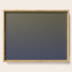 Ombre River Bed Blue Olive Serving Tray Gallery Image 1