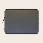 Ombre River Bed Blue Olive Laptop Sleeve Gallery Image 1