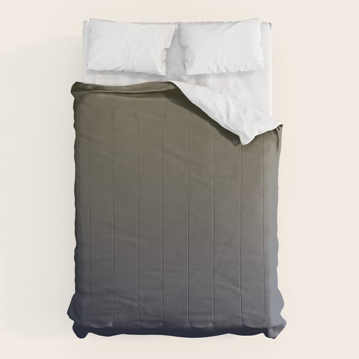 Ombre River Bed Blue Olive Comforter Gallery Image 1