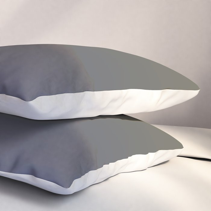 Ombre River Bed Blue Olive Pillow Sham Gallery Image 3