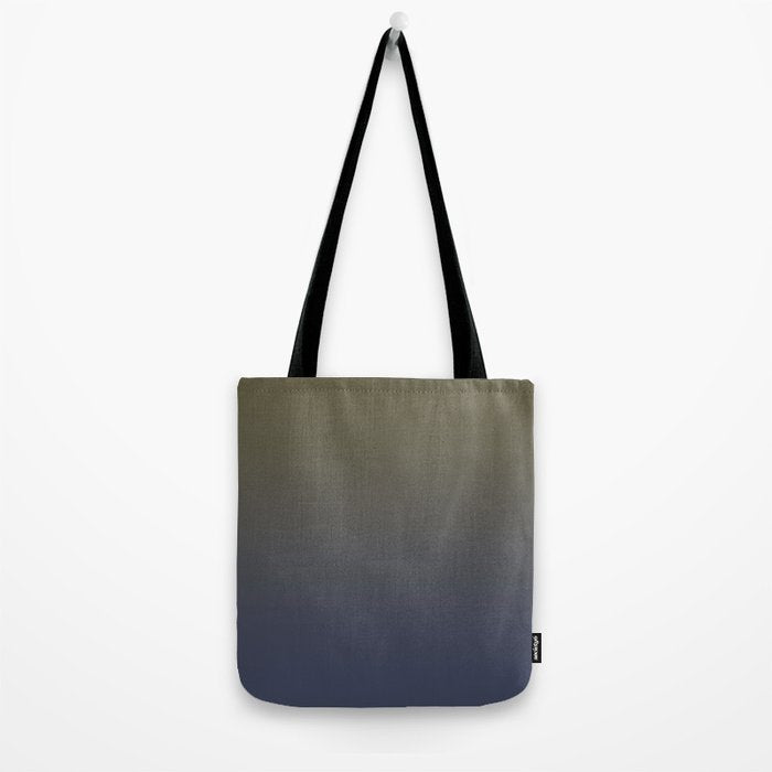 Ombre River Bed Blue Olive Tote Bag Gallery Image 2