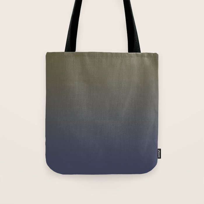 Ombre River Bed Blue Olive Tote Bag Gallery Image 1